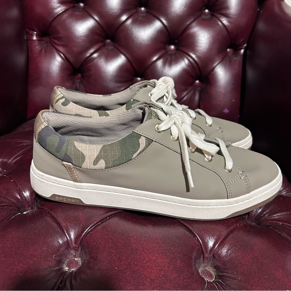 Sperry Charter LTT Taupe Camo sneakers